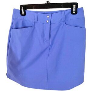Women's Adidas 3-Stripes Golf Skort - Blue/Purple - Size 2 - Like New